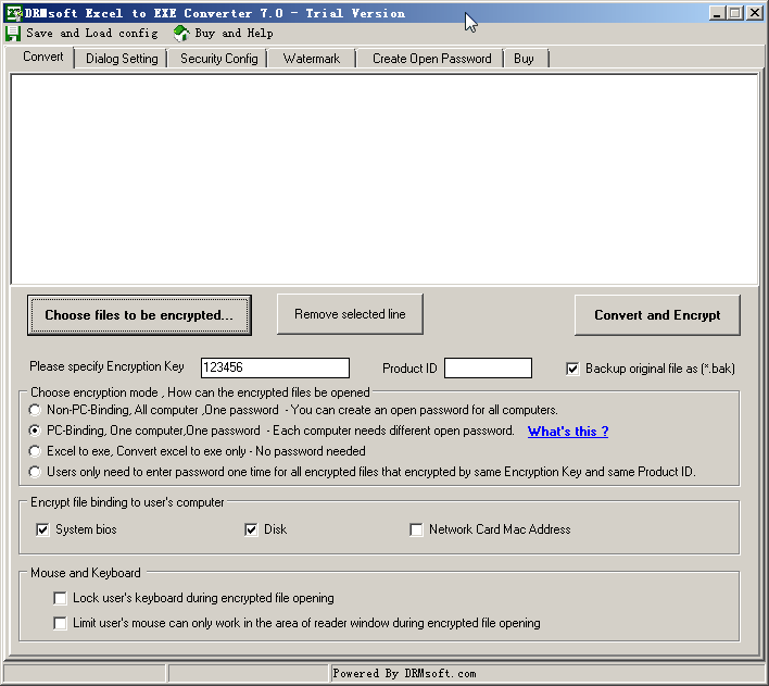 DRMsoft Excel to EXE Converter